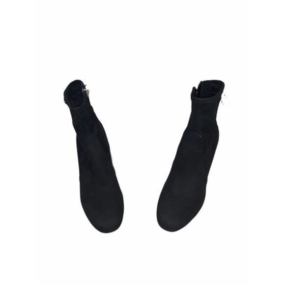 Franco Sarto Women’s Black Block Heel Ankle Boots With Side Zipper L-Josey - Picture 6 of 12